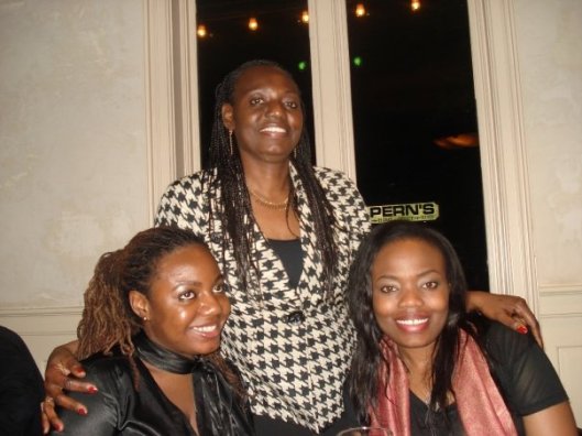 with my sisters @ her 50th bday dinner